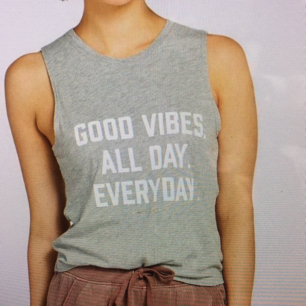 Spiritual gangster good vibes all day every tank